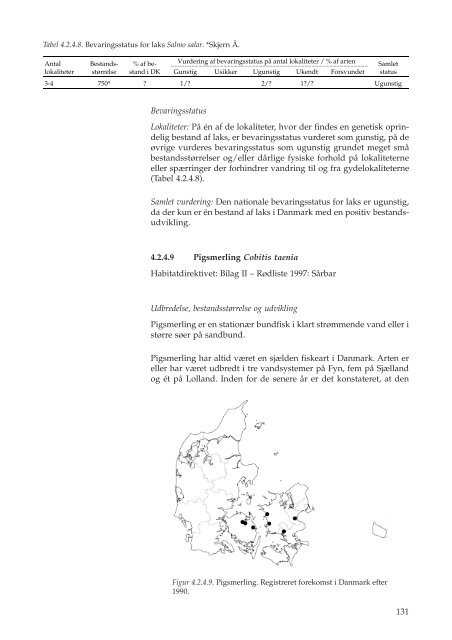 Naturtyper og arter omfattet af EF-Habitatdirektivet - Danmarks ...