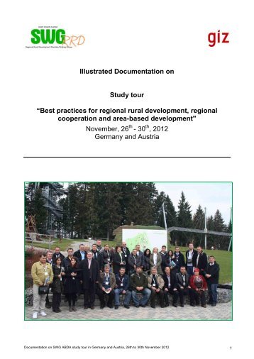 Illustrated Documentation on Study tour “Best practices ... - SeeRural