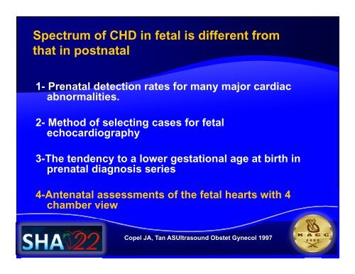 Major Forms of Congenital Heart Disease - Sha-conferences.com