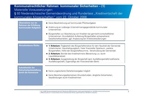 Rechtliche Rahmenbedingungen für Bürgschaften Rechtliche ...