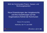 Reform des deutschen Vergaberechts