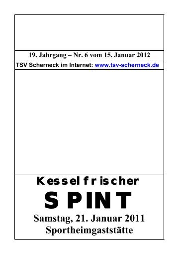 kesselfrischen Spint - TSV Scherneck