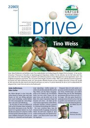 Tino Weiss - Golfclub Küssnacht am Rigi
