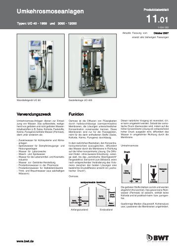 11 Entsalzung - Umkehrosmose.pmd - bei BWT Wassertechnik GmbH