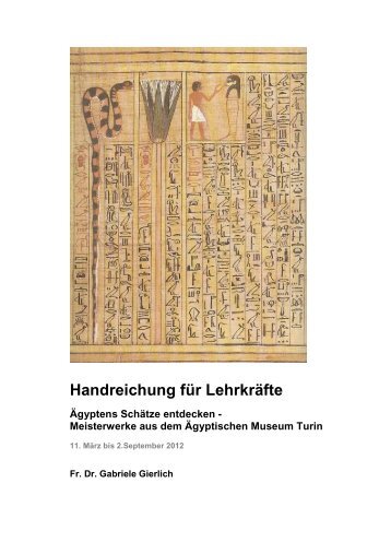 Ägyptens Schätze entdecken - Historisches Museum der Pfalz Speyer