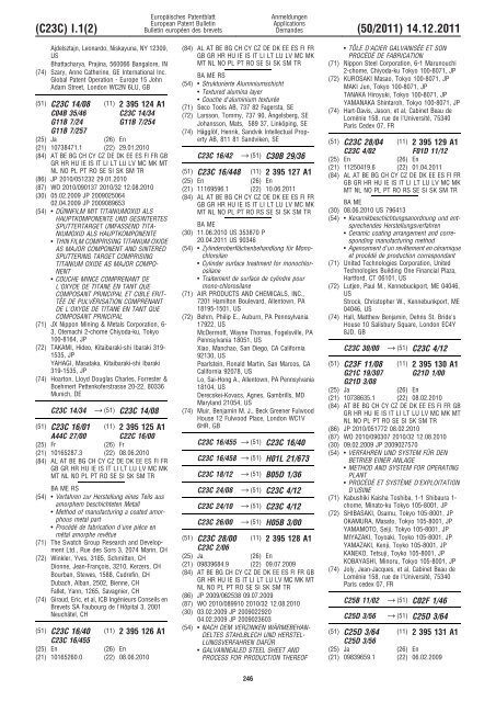 Bulletin 2011/50 - European Patent Office