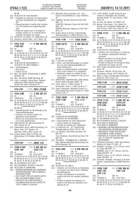 Bulletin 2011/50 - European Patent Office