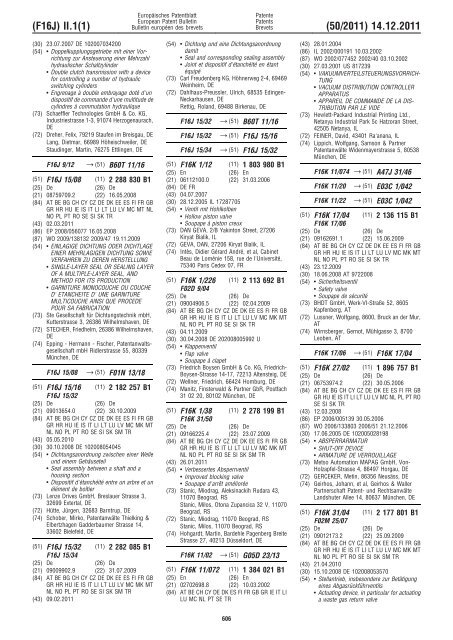 Bulletin 2011/50 - European Patent Office