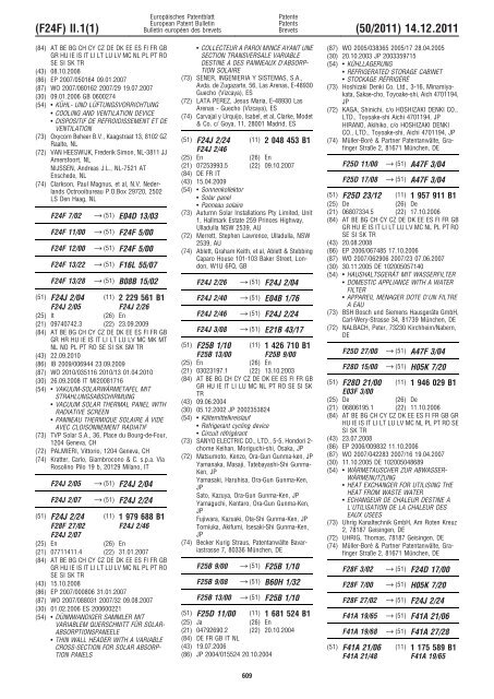 Bulletin 2011/50 - European Patent Office