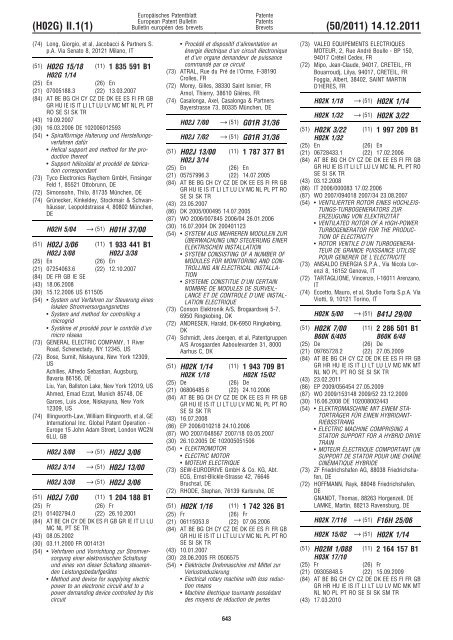 Bulletin 2011/50 - European Patent Office