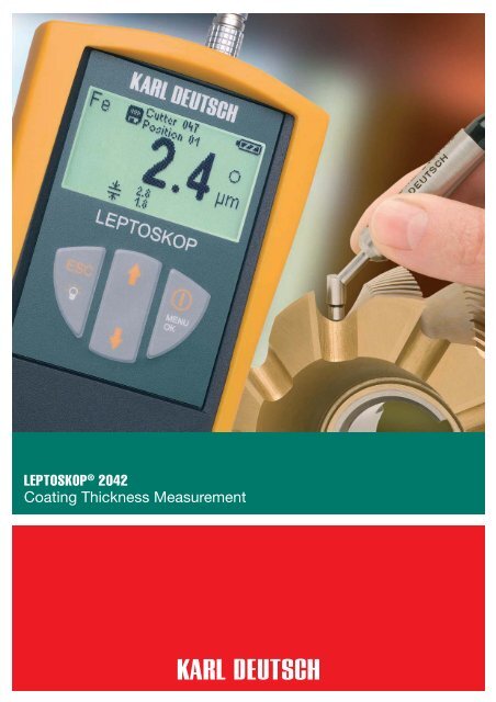 LEPTOSKOP® 2042 Coating Thickness Measurement - Omel-ndt.com