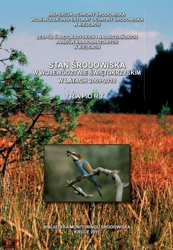 raport 2011.pdf - Wojewódzki Inspektorat Ochrony Środowiska w ...