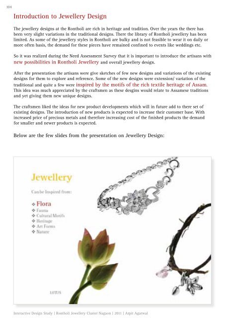 rontholi jewellery cluster nagaon - Designclinicsmsme.org