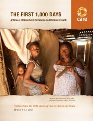 The First 1000 Days, Liberia & Ghana (January - Care