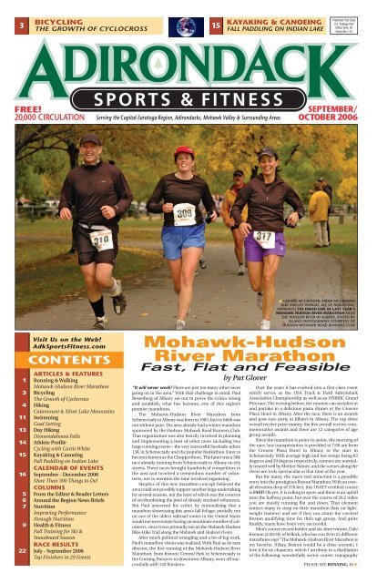 Mohawk-Hudson River Marathon - Adirondack Sports &amp; Fitness