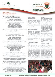 Newsletter Issue 3 - Kilbreda College