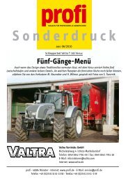 Fünf-Gänge-Menü - Valtra