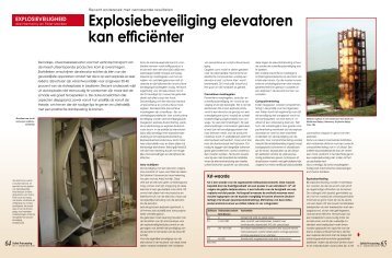 Explosiebeveiliging elevatoren kan efficiënter - Solids Processing