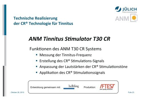 Neue Tinnitus-Therapie auf neuronaler Basis