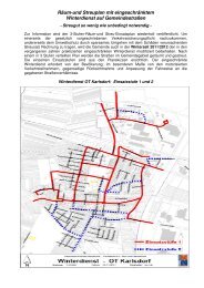 Räum-und Streuplan mit eingeschränktem Winterdienst auf ...