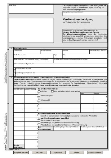 Verdienstbescheinigung (PDF, 237 KB) - Karlsruhe