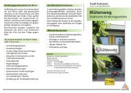 Faltblatt: Städtische Kindertagesstätte Blütenweg (PDF ... - Karlsruhe