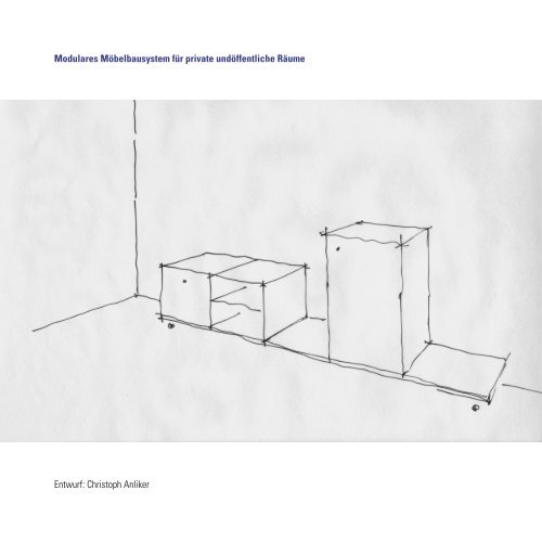 PDF Prospekt - Christoph Anliker, Innenarchitektur