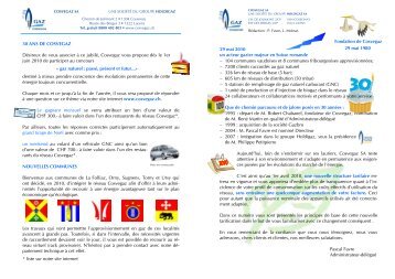 Cosvegaz Info n° 22vfinal - Cosvegaz SA