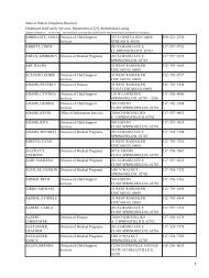 State Of Illinois Telephone Directory Healthcare And Family Services