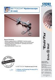 BETTOCCHI® Hysteroscope (4 mm) - Karl Storz GmbH & Co. KG