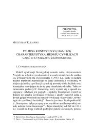 feliksa konecznego (1862-1949) charakterystyka ... - Perspectiva.pl