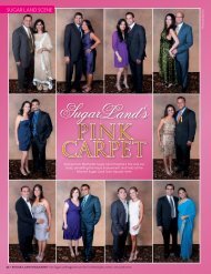 PINK CARPET - Sugar Land Magazine