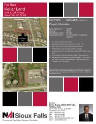 Kollar Land Spec Sheet - Sioux Falls Commercial Real Estate