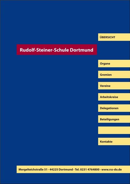 Gremienliste - Rudolf-Steiner-Schule Dortmund