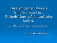 Der Bamberger Dom als Erinnerungsort.pdf - Gemeinde Forschung