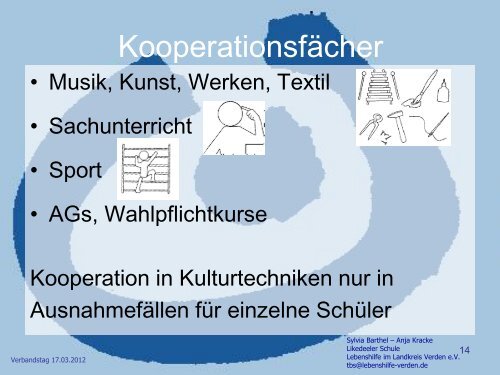 Vorstellung der Likedeeler Schule - Lebenshilfe für Menschen mit ...