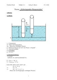 Thema: „Schwingendes Reagenzglas“ - Rudolf-Web.de