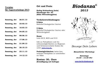 Flyer als pdf-Datei zum Herunterladen - Biodanza Berlin Dagmar ...