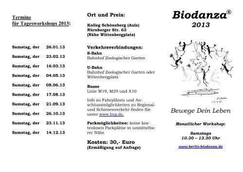 Flyer als pdf-Datei zum Herunterladen - Biodanza Berlin Dagmar ...