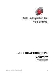 JUGENDWOHNGRUPPE KONZEPT - und Jugendheim Bild