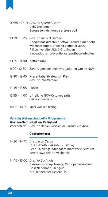 noV jaarcongres 2012