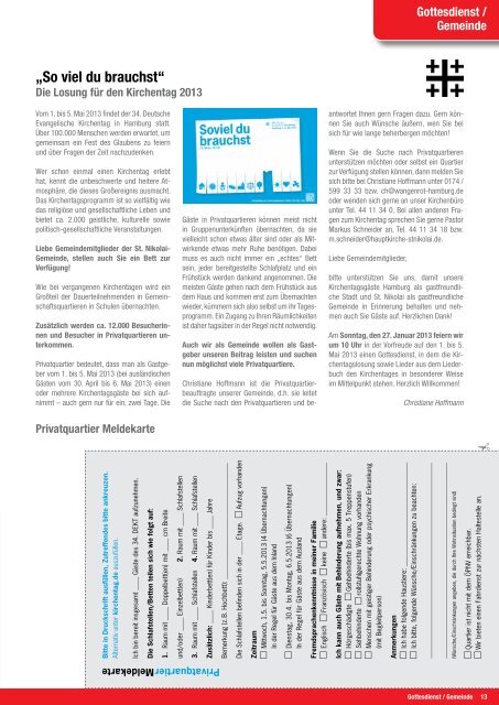 Gemeindebrief 03/2012 - Hauptkirche St. Nikolai