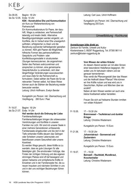 Katholische Erwachsenenbildung Landkreis Neu Ulm e.V. www.keb ...