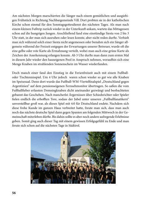 Jahresbericht 2010 - Limburger Domsingknaben