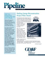 Pipeline 2011 Newsletter - Gwin, Dobson & Foreman, Inc.