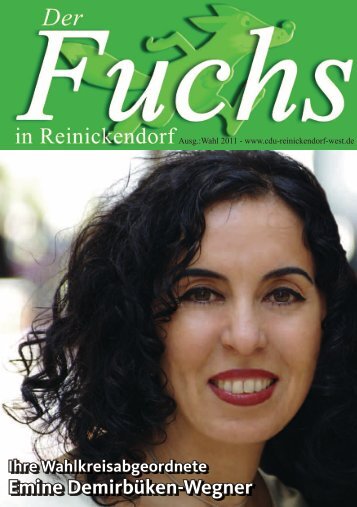 Der Fuchs, die Kiez-Zeitung für Reinickendorf-West - Emine ...