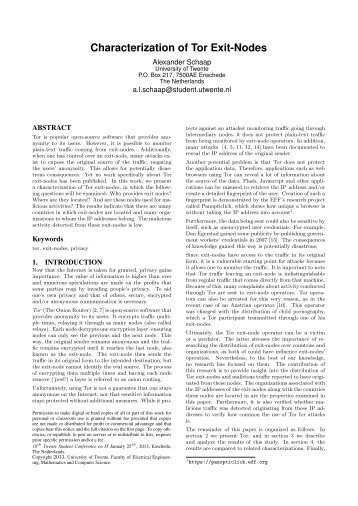 characterization-of-tor-exit-nodes