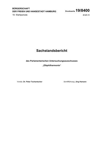 Sachstandsbericht des Parlamentarischen - CEM Consultants Prof ...