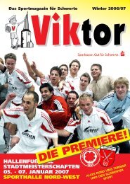 Viktor Extraheft Fußball - Schwerte