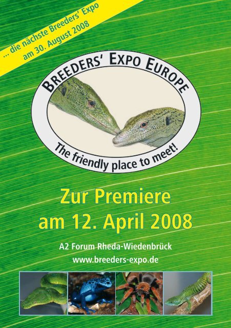 Zur Premiere am 12. April 2008 - Breeders' Expo Europe